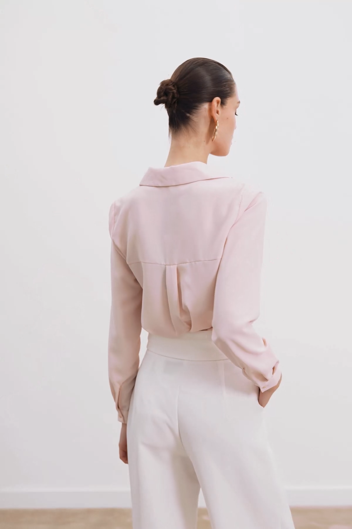Classic Plain Shirt - Powder Pink