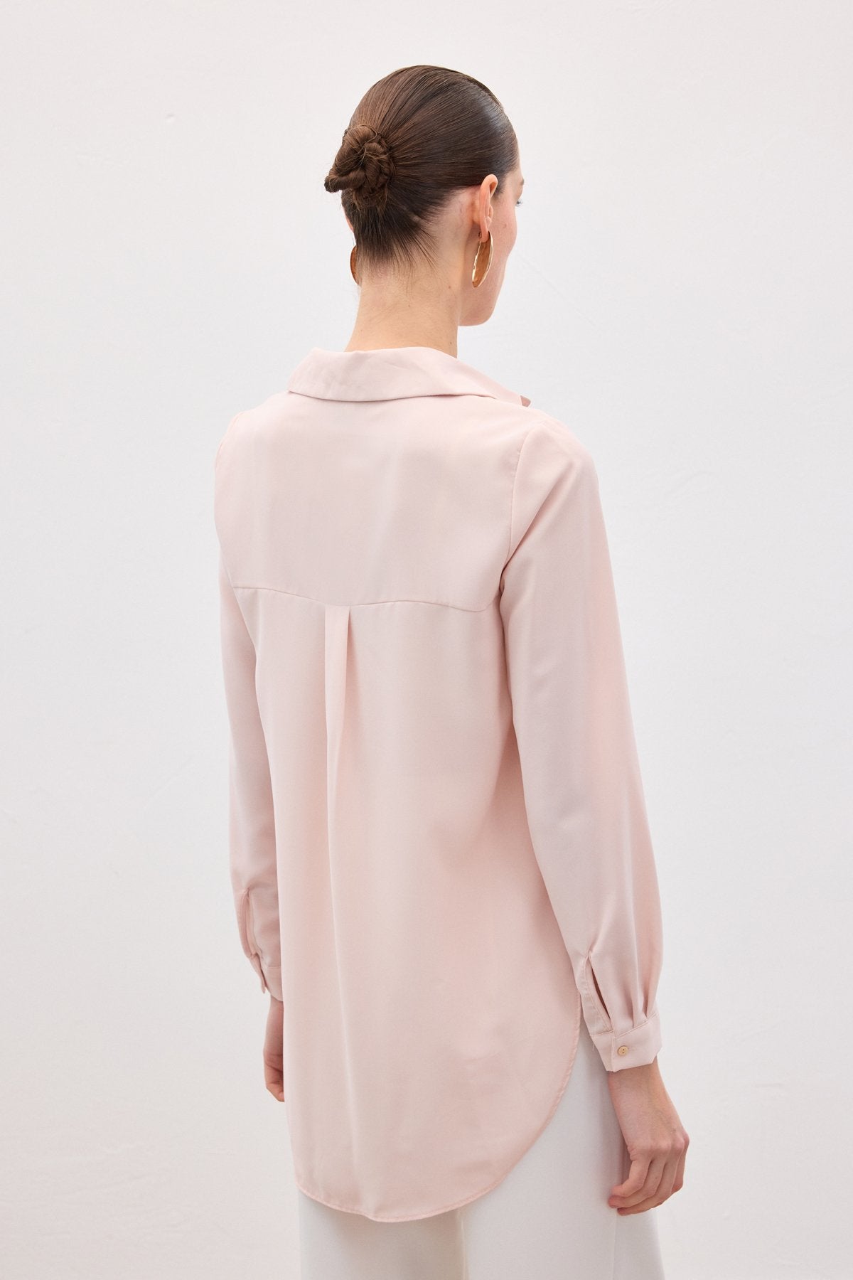 Classic Plain Shirt - Powder Pink